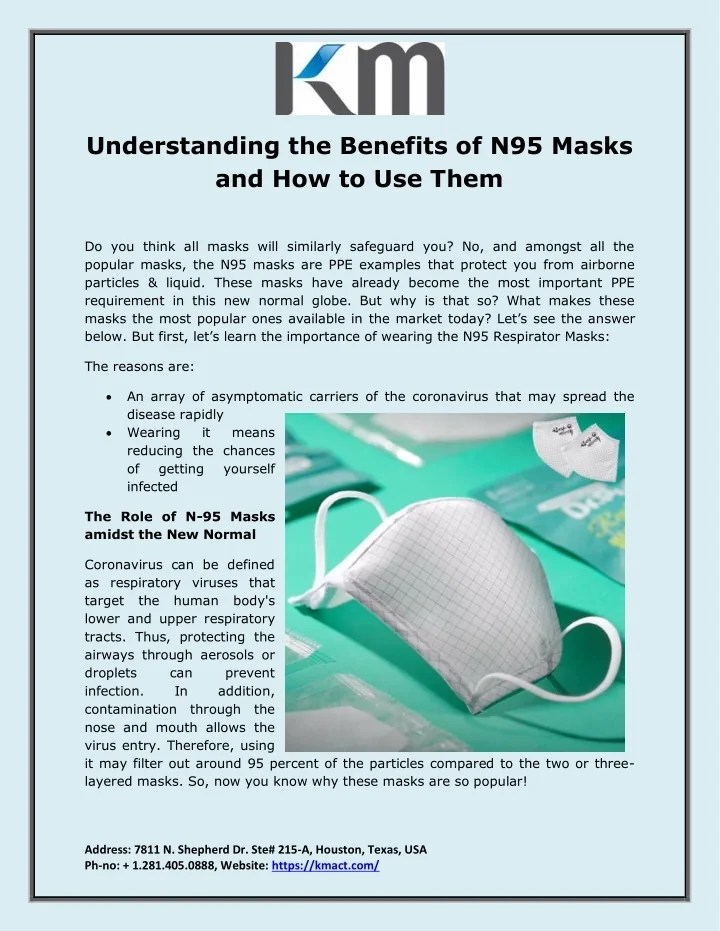 PPT Understanding the Benefits of N95 Masks and How to Use Them