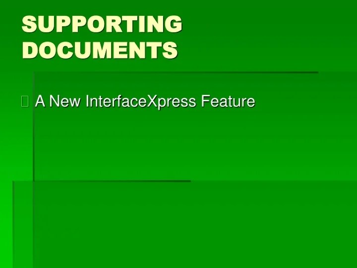 PPT SUPPORTING DOCUMENTS PowerPoint Presentation, free download ID