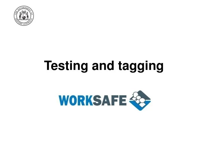 PPT Testing and tagging PowerPoint Presentation, free download ID9334355