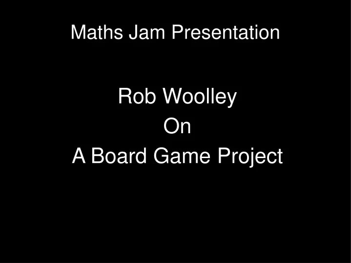 PPT Maths Jam Presentation PowerPoint Presentation, free download