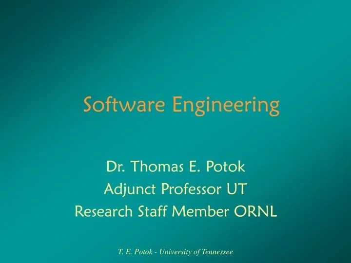 PPT Software Engineering PowerPoint Presentation, free download ID9603679