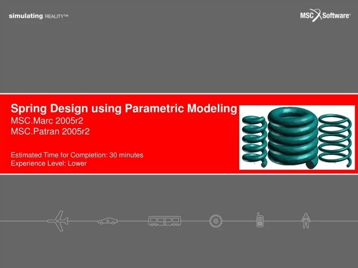 PPT Spring Design using Parametric Modeling PowerPoint Presentation
