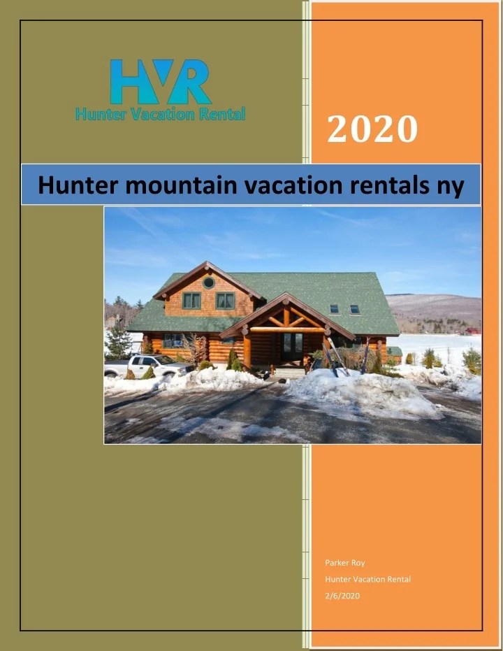 PPT hunter mountain vacation rentals ny PowerPoint Presentation, free download ID9779039