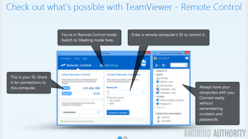 Using Chrome Remote Desktop and TeamViewer from your Android phone or