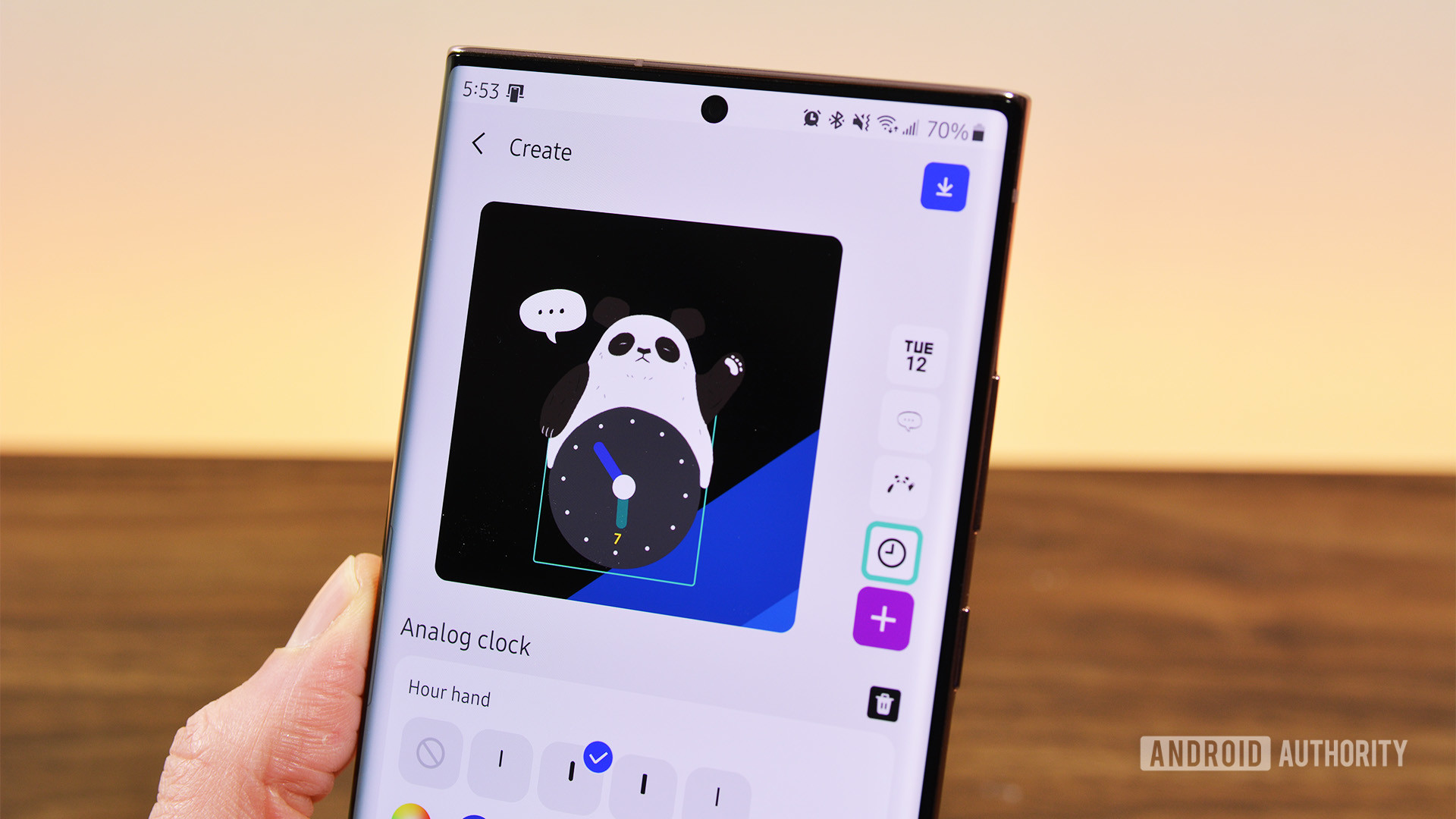 Clockface Here's how to download the Samsung clock app