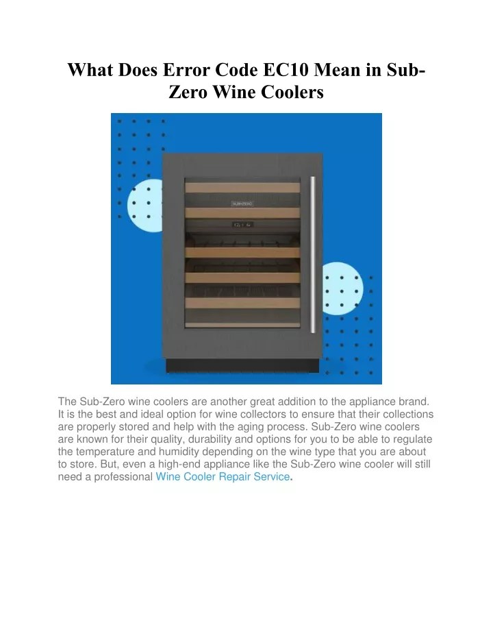 PPT What Does Error Code EC10 Mean in Sub PowerPoint Presentation