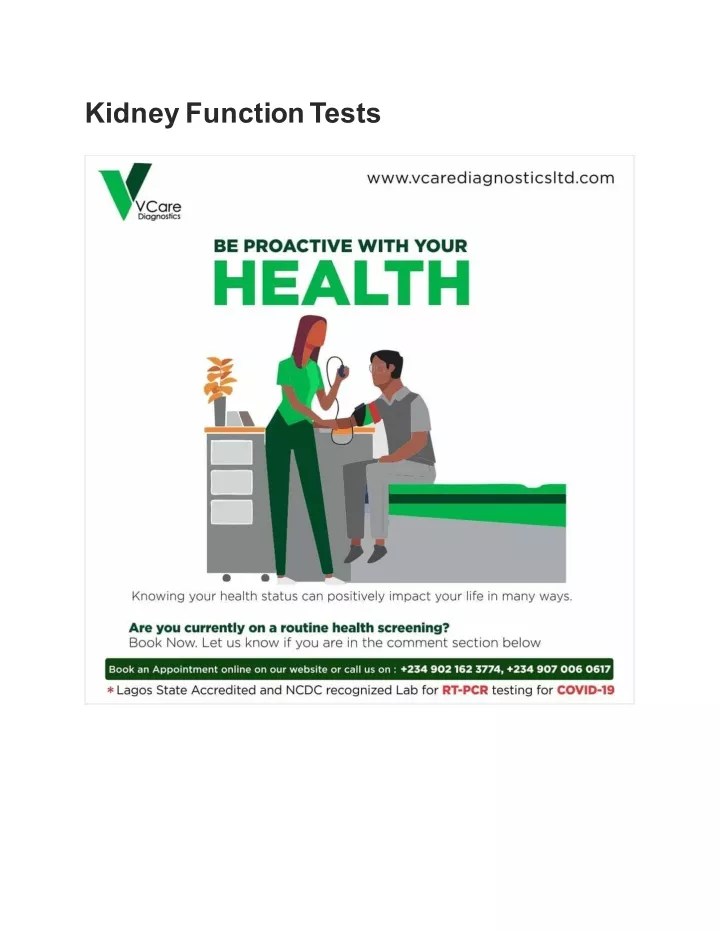 PPT Kidney Function Tests PowerPoint Presentation, free download ID
