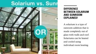 PPT - Difference Between Solarium and Sunroom Explained! PowerPoint