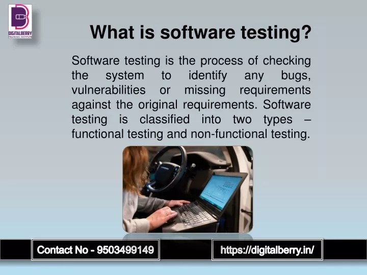 PPT Best Software Testing Course In Pune PowerPoint Presentation