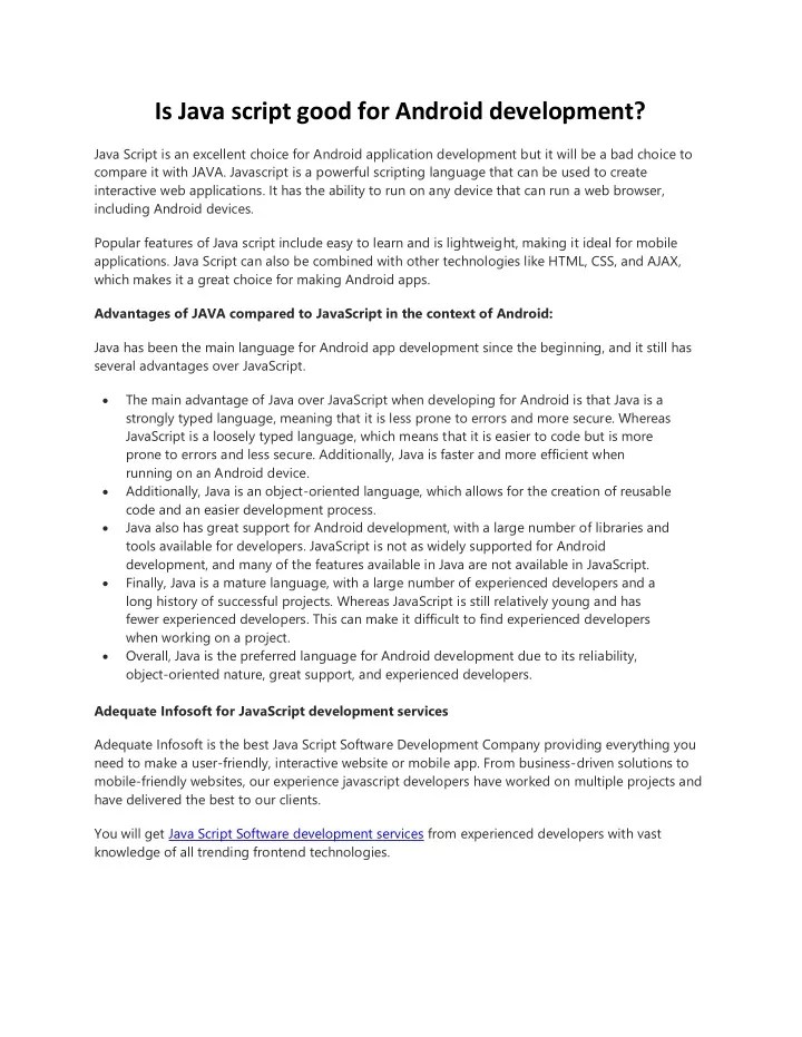 Is Java Still Used In Android Development at Dawn Shaw blog