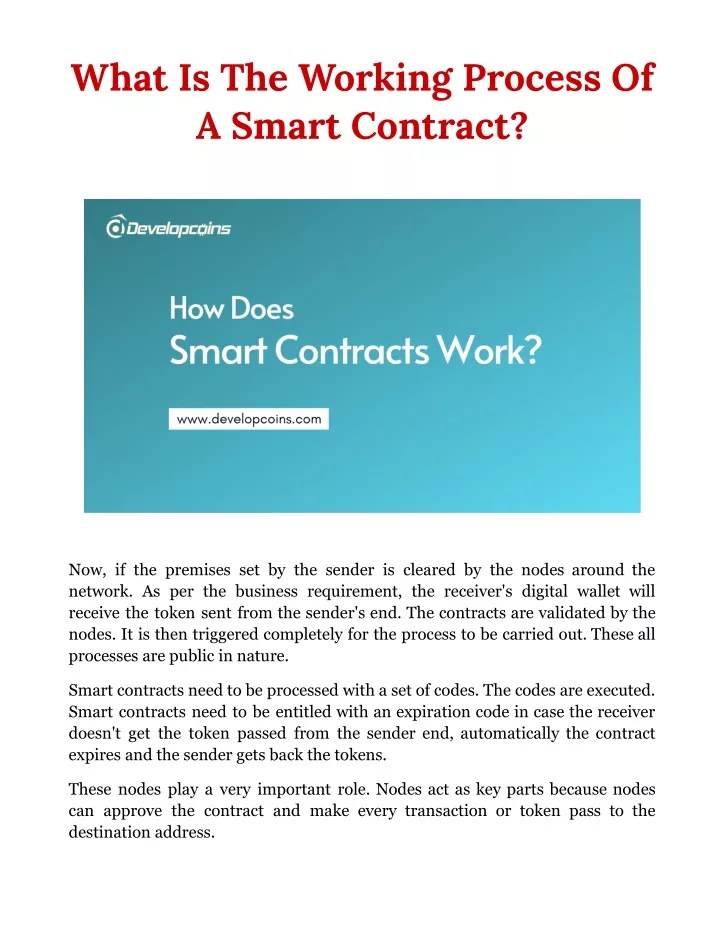 PPT How Does Smart Contracts Work? PowerPoint Presentation, free