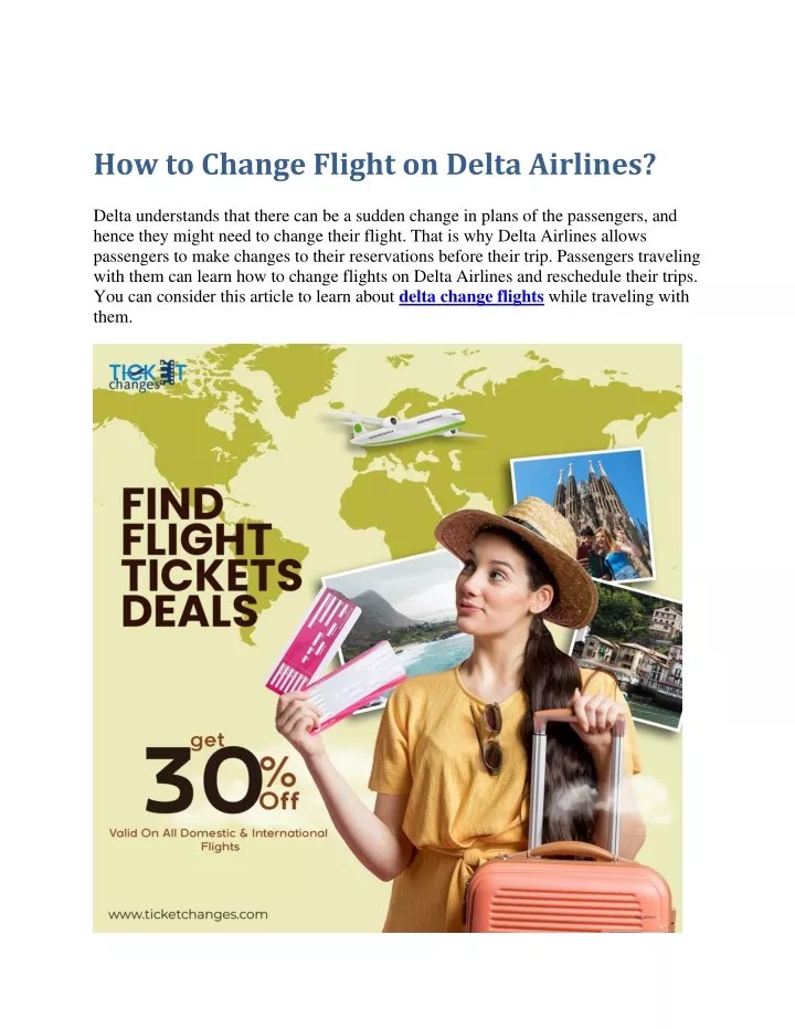 PPT 18884136950 How to Change Flight on Delta Airlines? PowerPoint