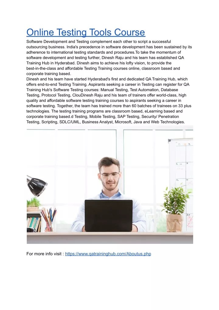 PPT Online Testing Tools Course PowerPoint Presentation, free