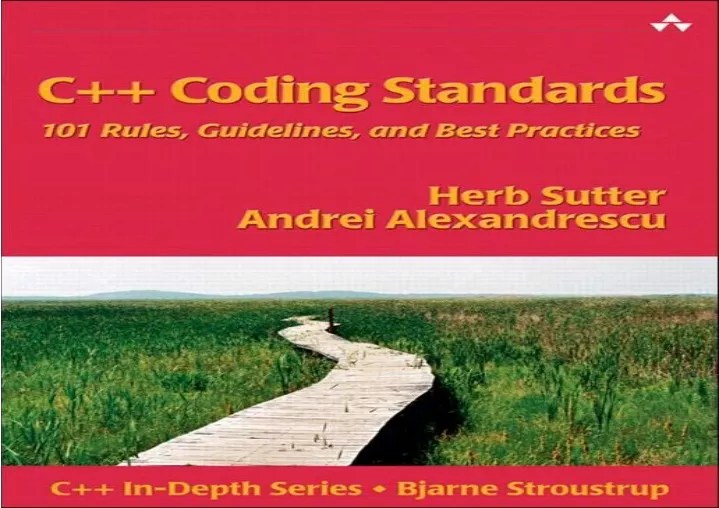 PPT (PDF BOOK) C Coding Standards 101 Rules, Guidelines, and Best
