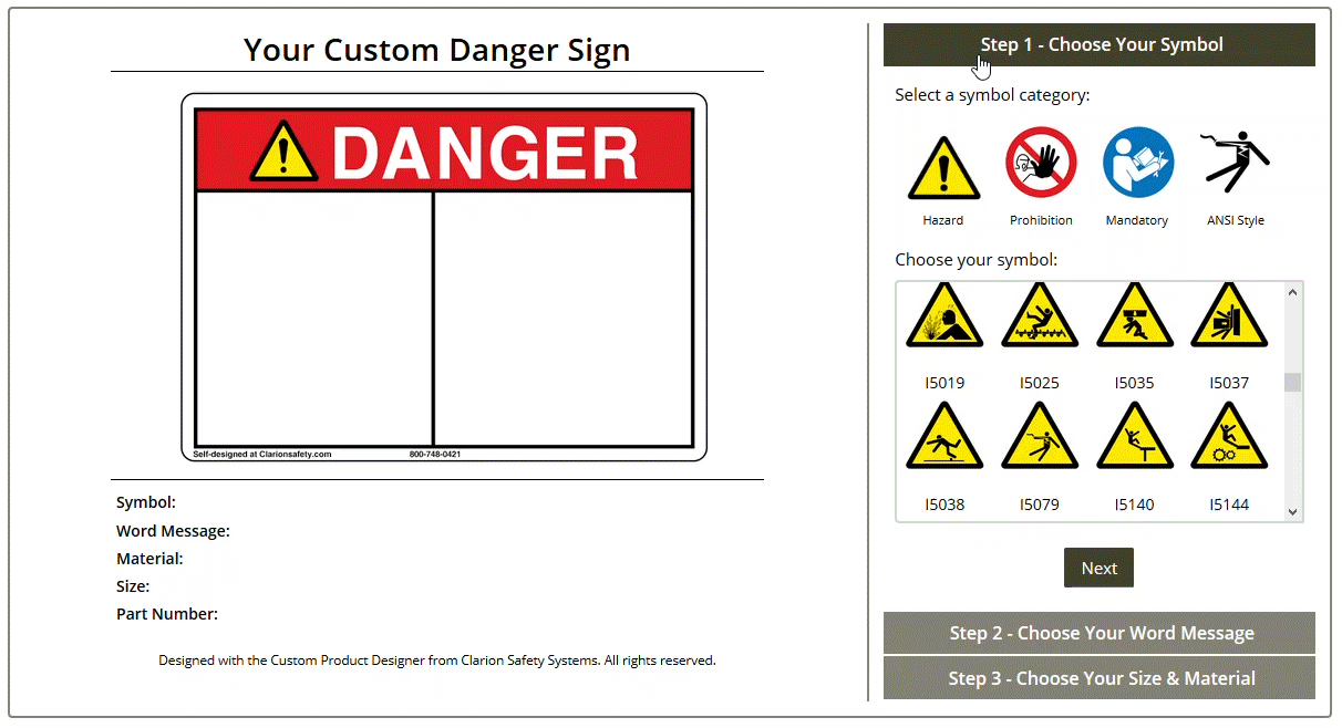Sign and Label Customization Services Clarion Safety Systems