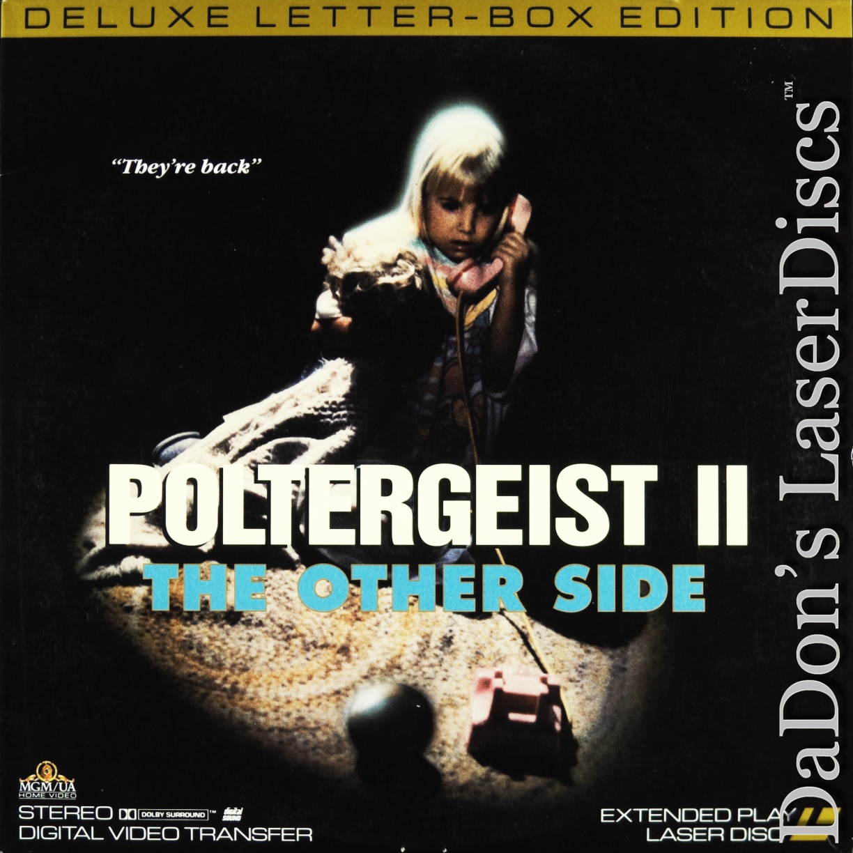 Poltergeist II The Other Side LaserDisc, Rare LaserDiscs, AC3 Dolby Digital