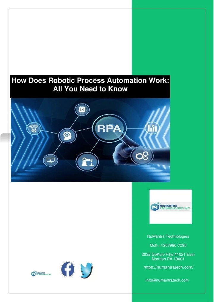 PPT How Does Robotic Process Automation Work All You Need to Know