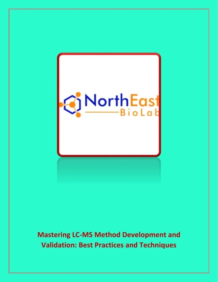 PPT Mastering LCMS Method Development and Validation Best Practices
