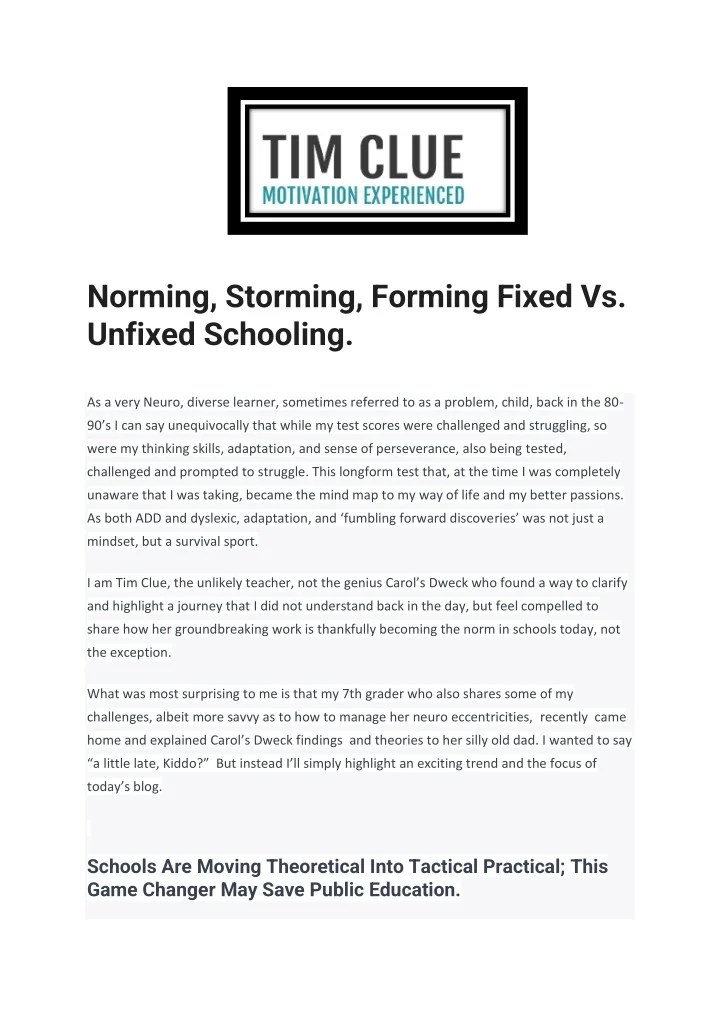 PPT Sel Speakers For Educators Tim Clue PowerPoint Presentation, free