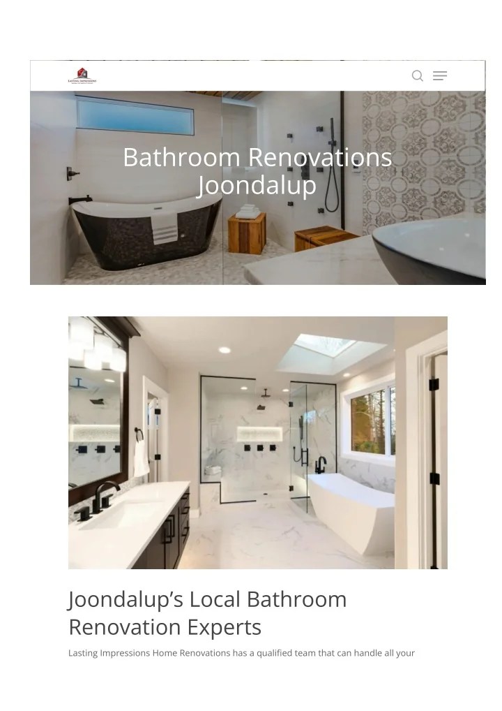PPT Bathroom Renovations Joondalup PowerPoint Presentation, free
