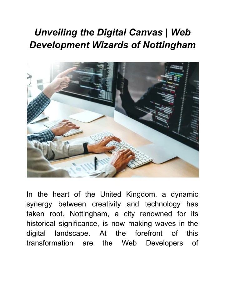 PPT Unveiling the Digital Canvas _  Development Wizards of