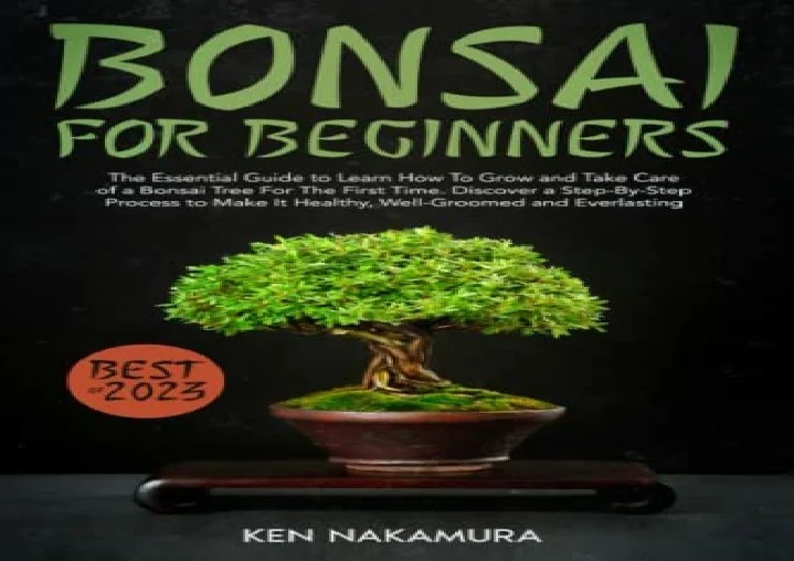 PPT [PDF] Bonsai for Beginners The Essential Guide to Learn How To