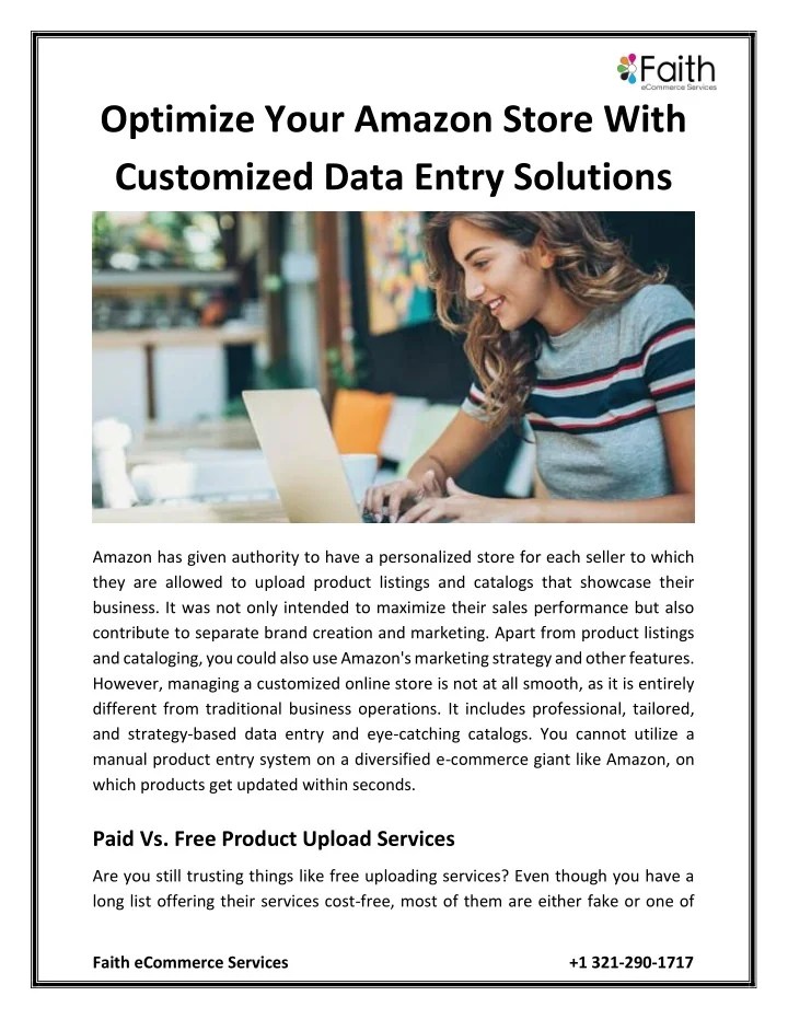 PPT Optimize Your Amazon Store With Customized Data Entry Solutions PowerPoint Presentation