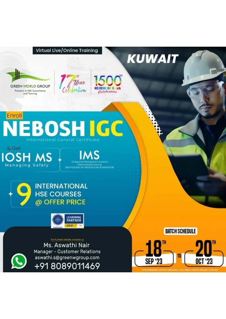 PPT Elevate Safety in Kuwait Get Nebosh Certified! PowerPoint