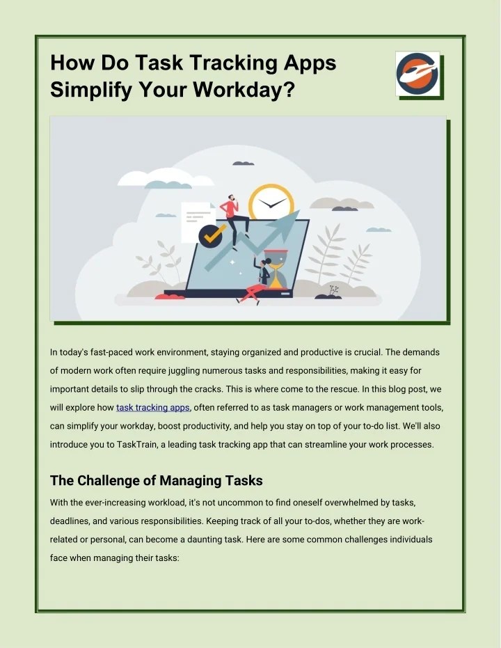 PPT How Do Task Tracking Apps Simplify Your Workday? PowerPoint