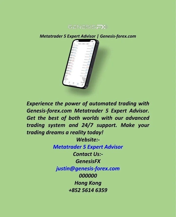 PPT Metatrader 5 Expert Advisor PowerPoint