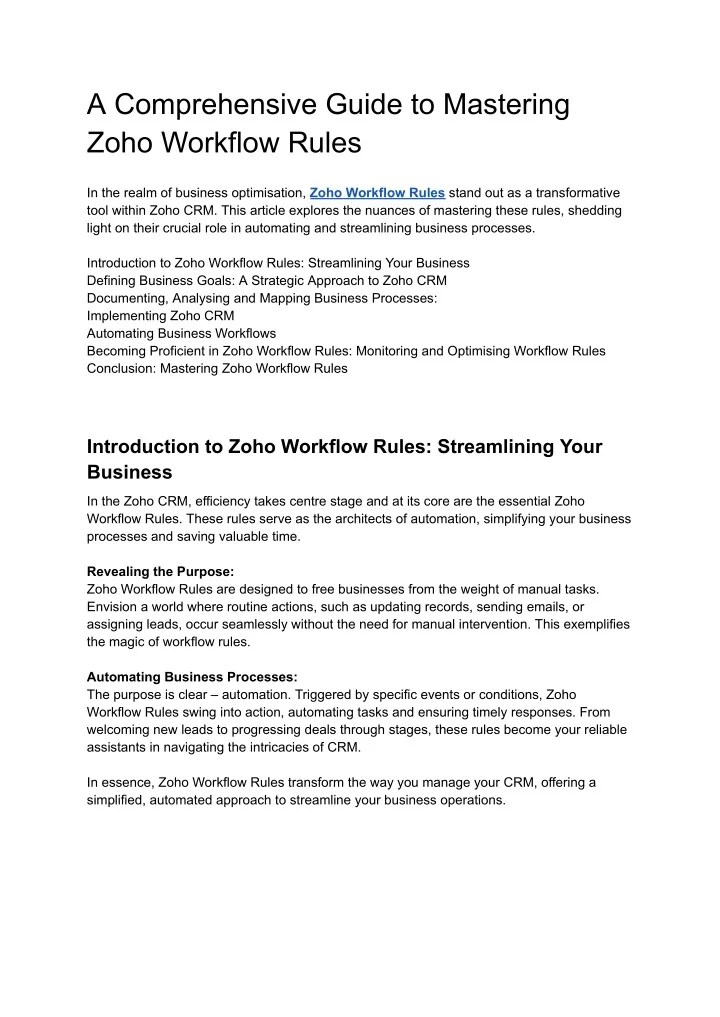 PPT Unlocking Efficiency_ A Comprehensive Guide to Mastering Zoho