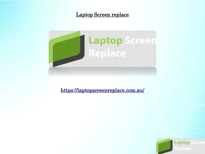 PPT Brisbane Laptop Screen Repair PowerPoint Presentation, free