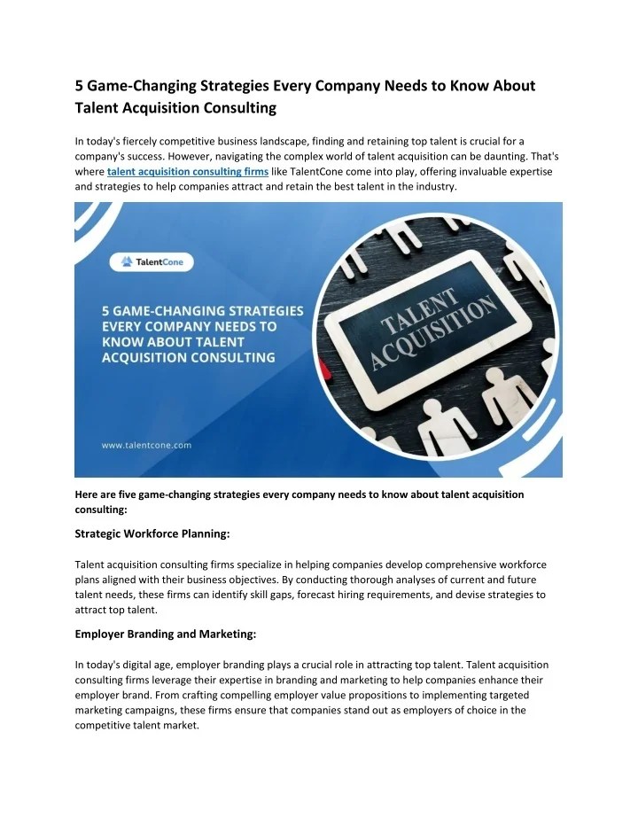 PPT 5 GameChanging Strategies Every Company Needs to Know About
