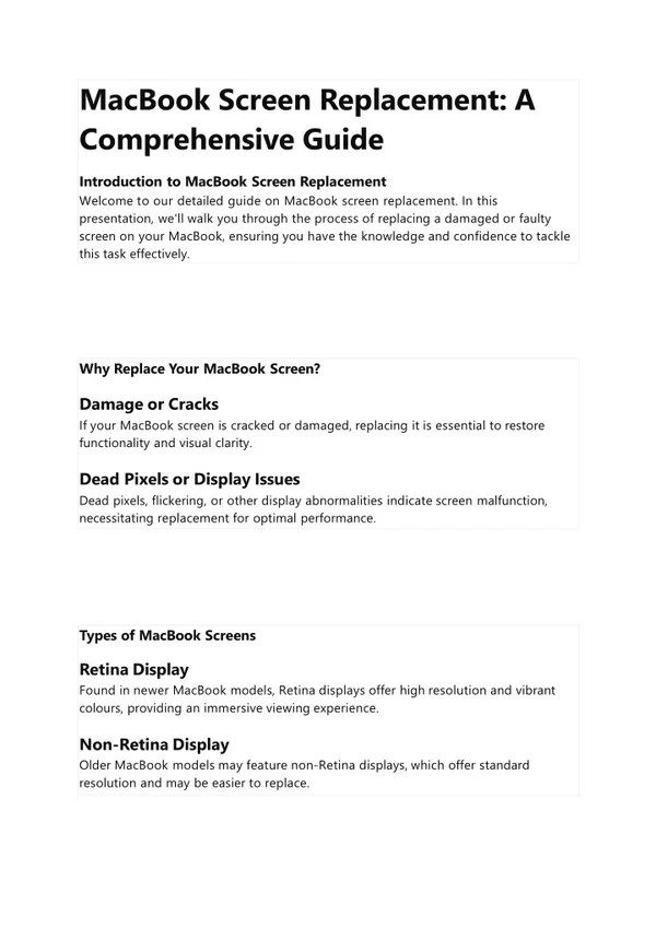 PPT - Understanding MacBook Pro Screen Cost- A Comprehensive Guide