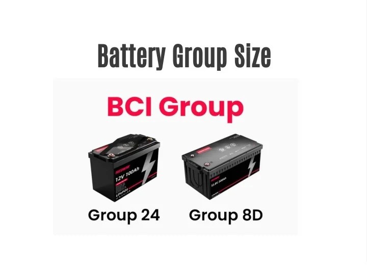 PPT Battery Group Size PowerPoint Presentation, free download ID