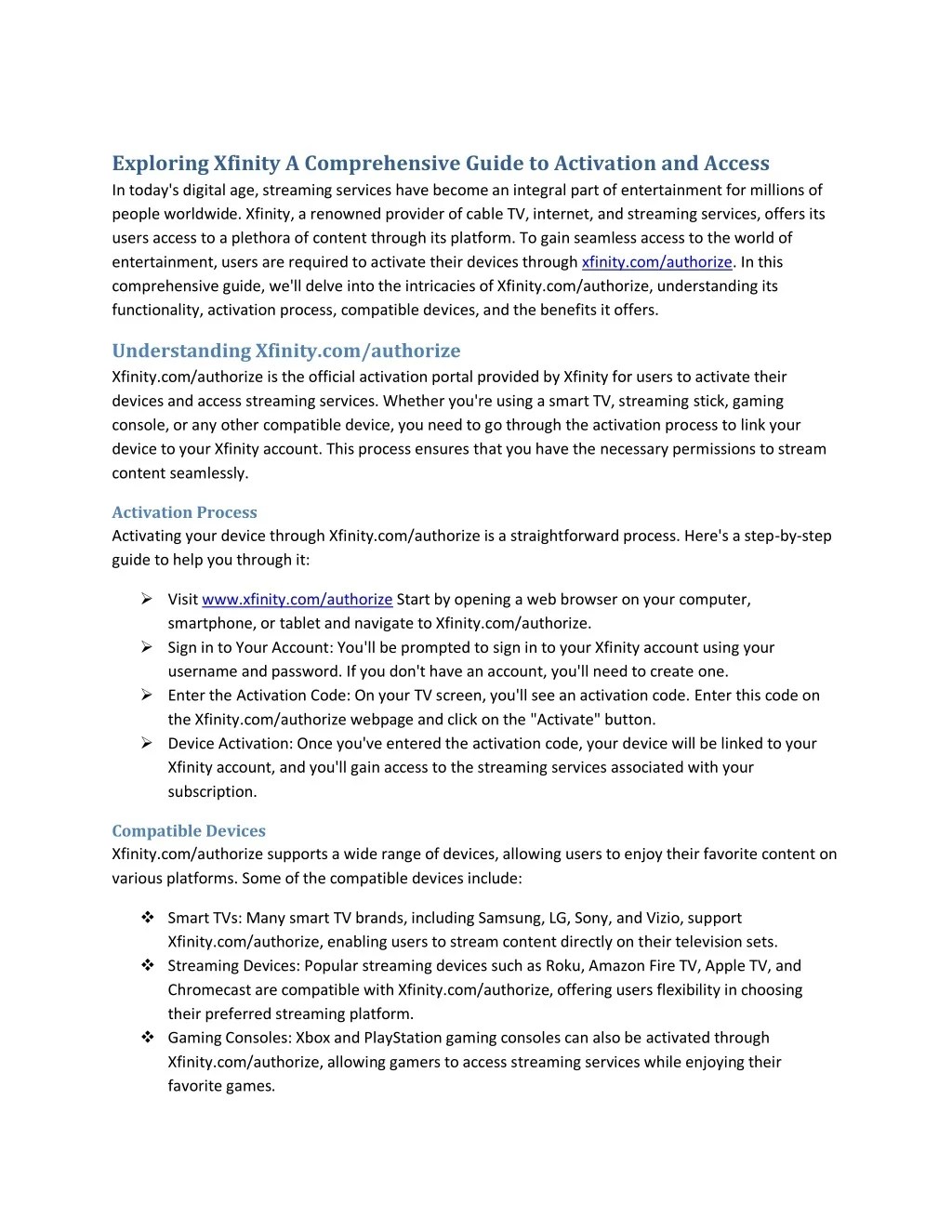 PPT Exploring Xfinity A Comprehensive Guide to Activation and Access