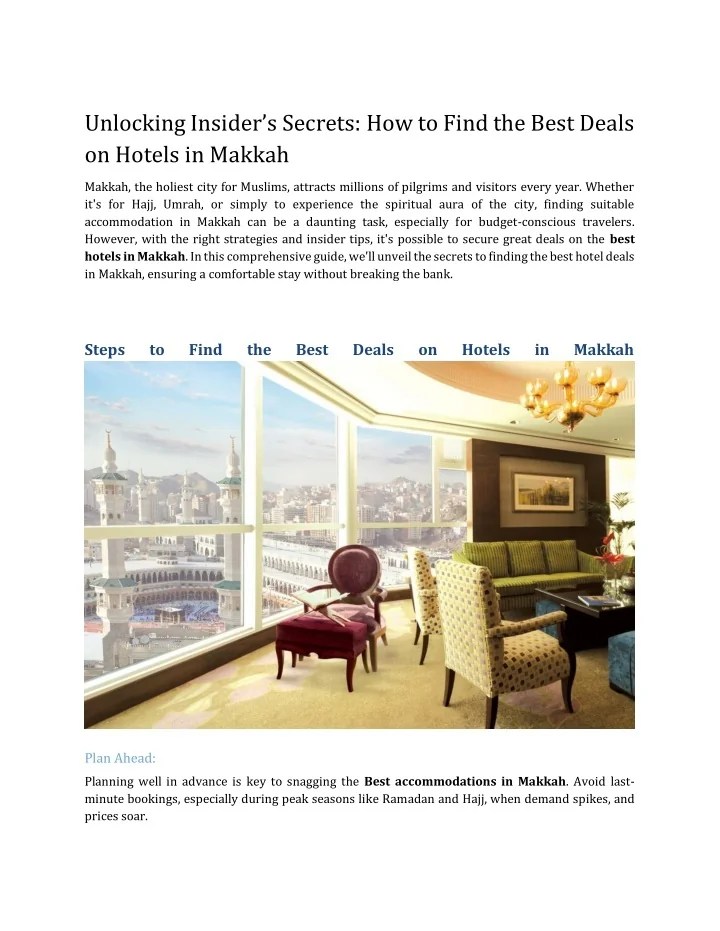 PPT Unlocking Insider’s Secrets_ How to Find the Best Deals on Hotels