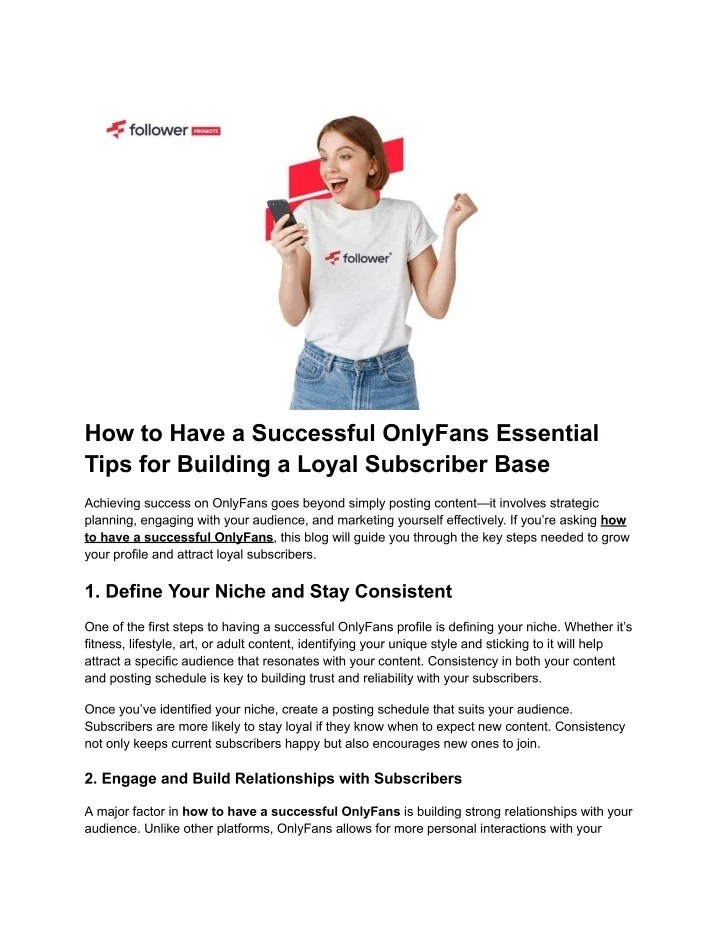PPT How to Have a Successful OnlyFans Essential Tips for Building