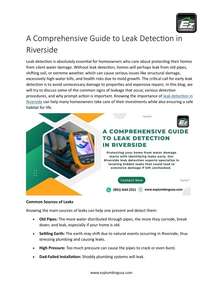PPT A Comprehensive Guide to Leak Detection in Riverside PowerPoint(03)