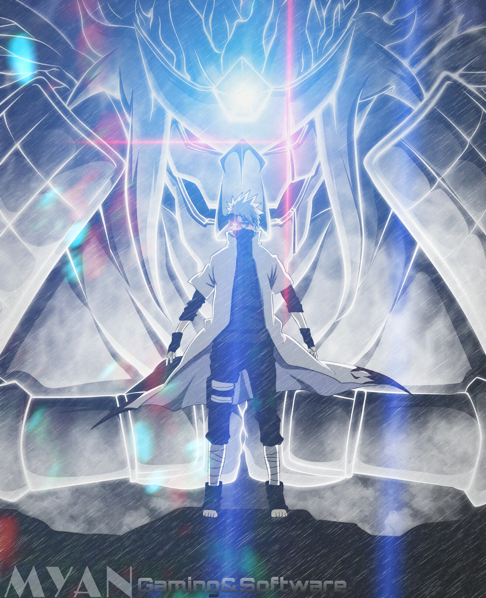 Kakashi susanoo ;) Naruto kakashi epic Susanoo sharinga...