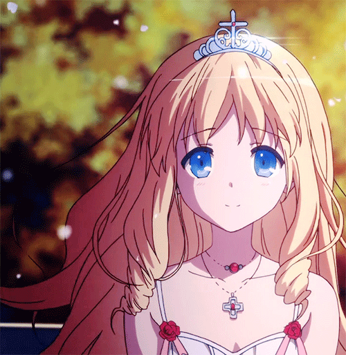anime gif girl nice beatiful colorful cute kawii art...