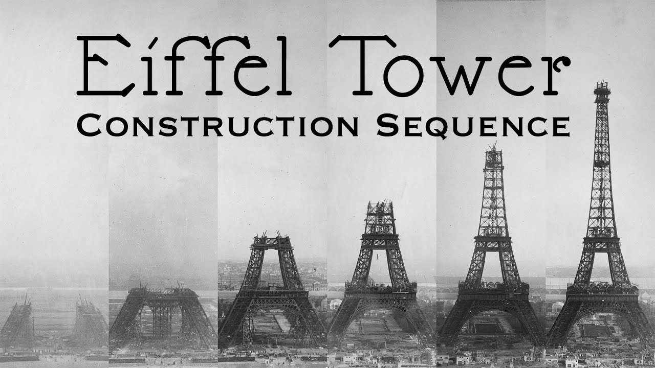Watch the Building of the Eiffel Tower in Timelapse Animation Open
