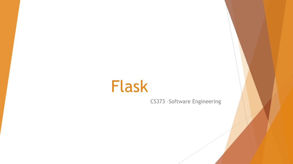 PPT Flask Microframework for Python Getting Started Guide PowerPoint
