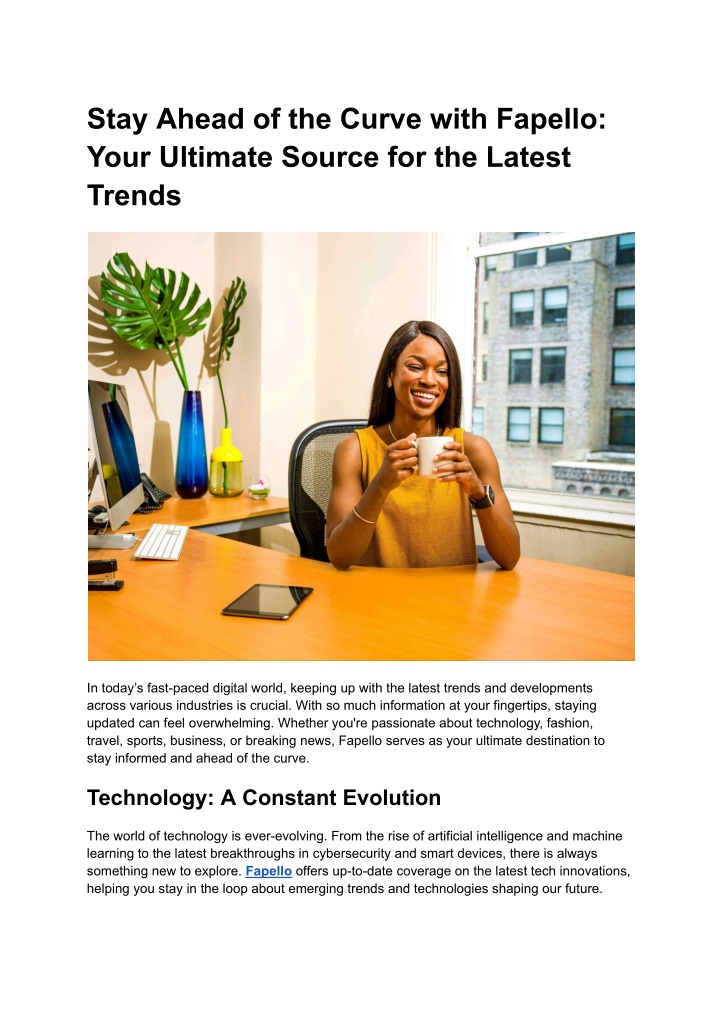 PPT Stay Ahead of the Curve with Fapello PowerPoint Presentation