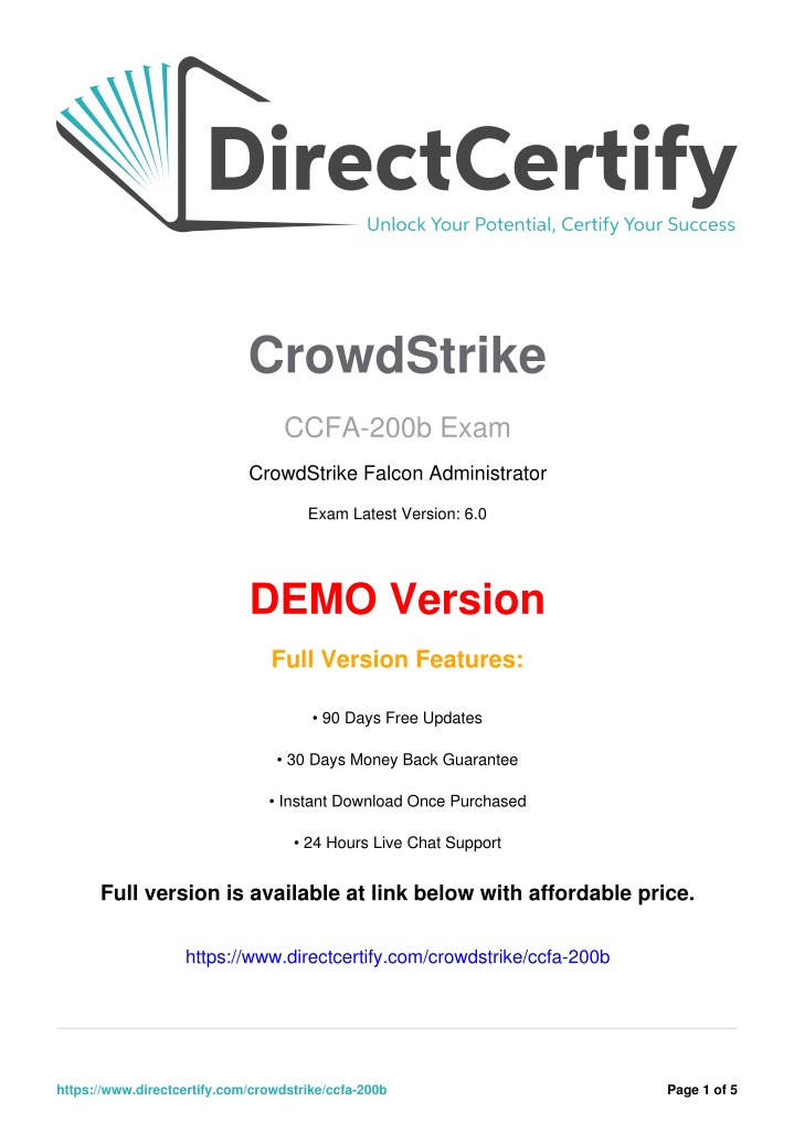 Ppt Ccfa200b Practice Test Questions Answers Powerpoint Presentation