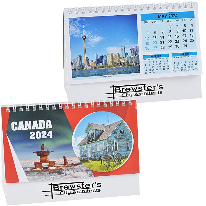 4imprint.ca Scenic Canada Desk Calendar C115790