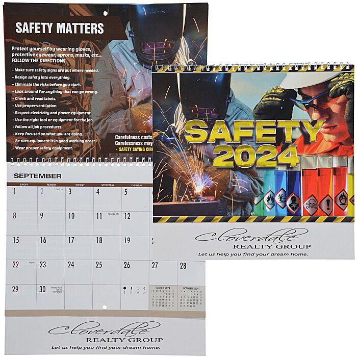 4imprint.ca Safety Deluxe Appointment Calendar C118952