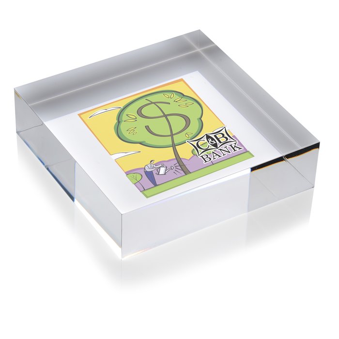 4imprint.ca Square Acrylic Paperweight Full Colour C129206FC