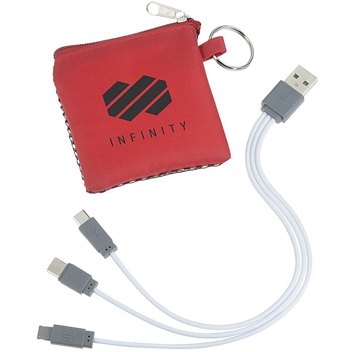 4imprint.ca Sporty 3in1 Cable Pouch C129600