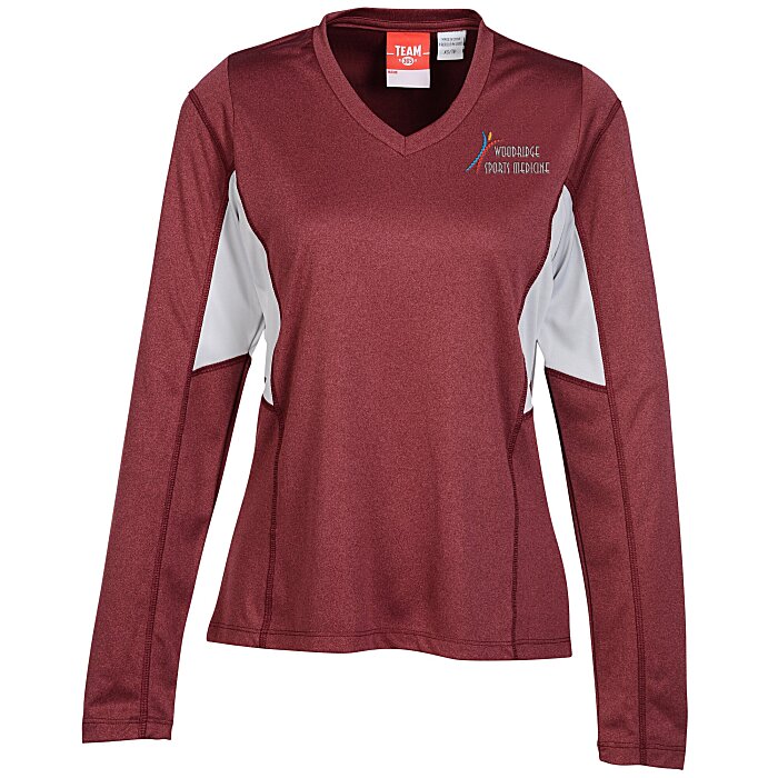 4imprint.ca Excel Performance Long Sleeve Warm Up Shirt Ladies